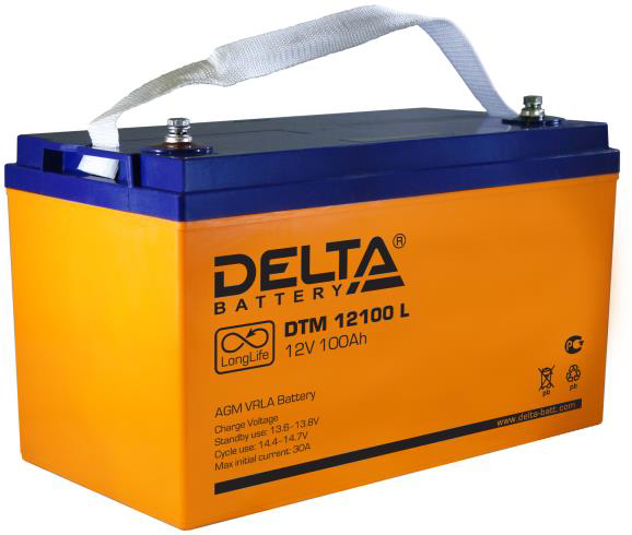 Батарея аккумуляторная Delta DTML 12В 100 Ач